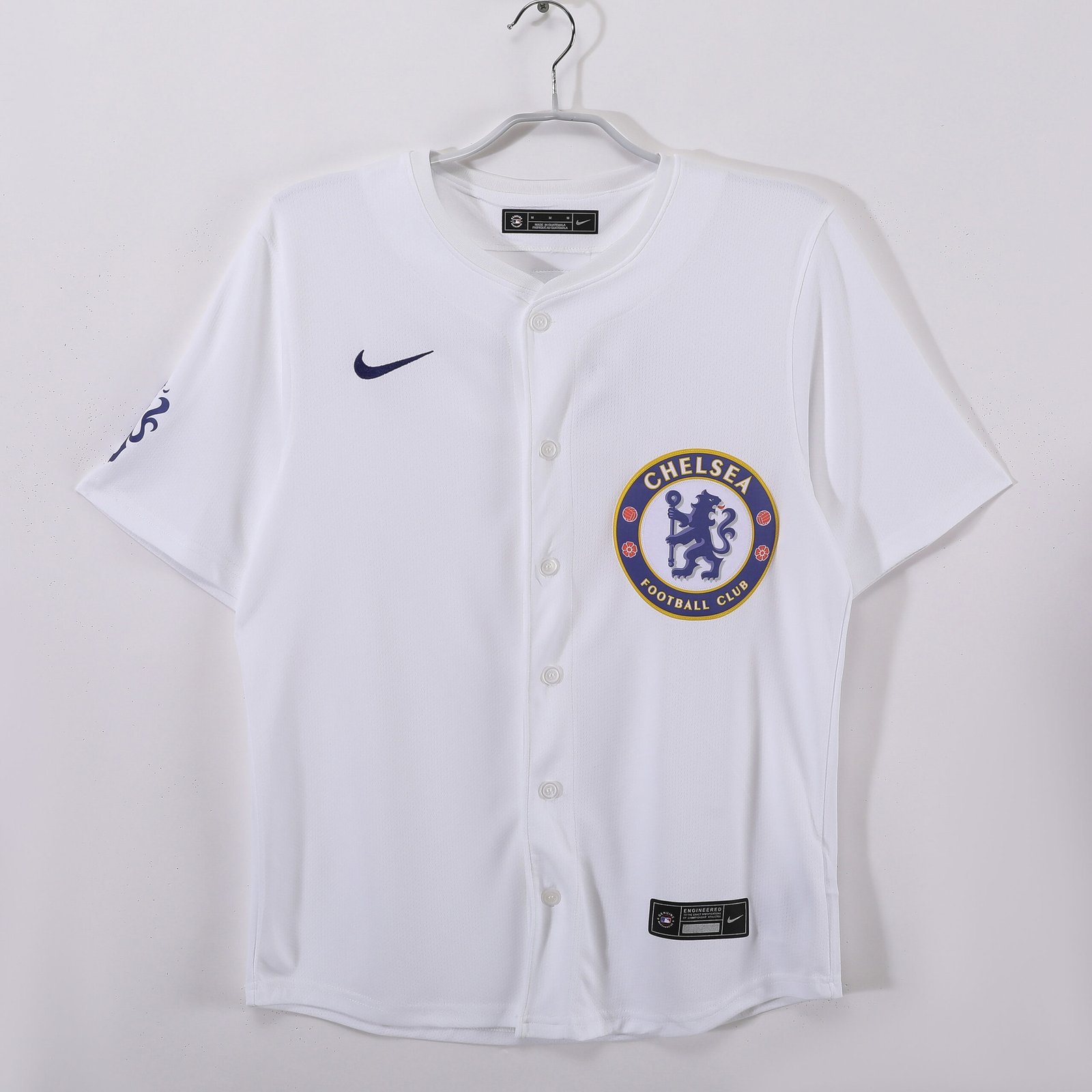 2025 Chelsea White Baseball Jacket 8A13