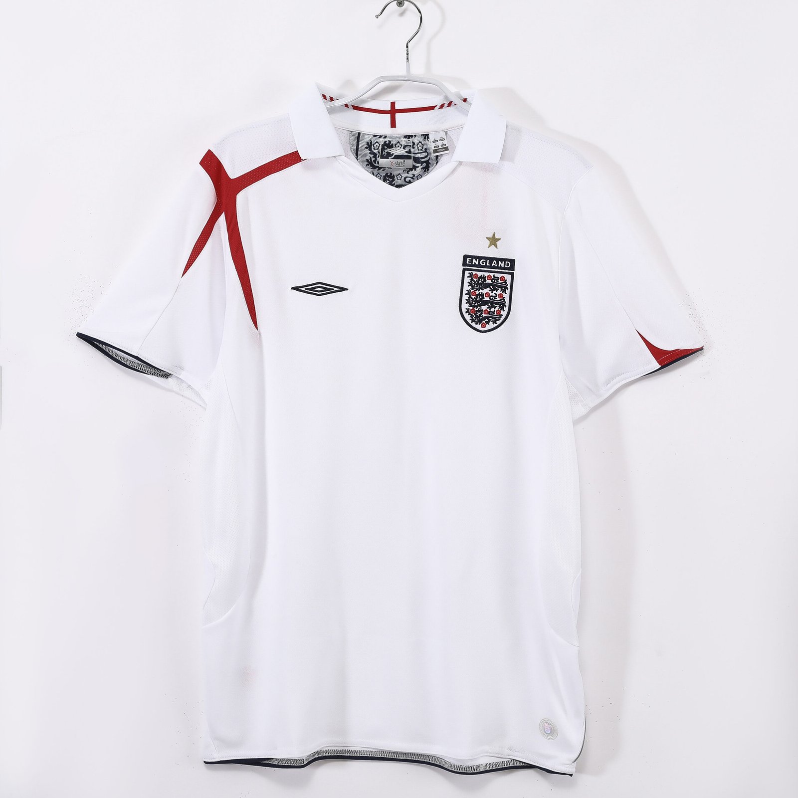 2006 England Home Retro Jersey #5 A10