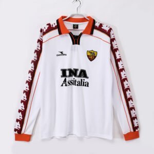 1998/99 AS Roma Away Retro Jersey #3 B7