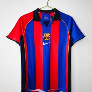 2001/02 FC Barcelona Home Retro Jersey #8 A8