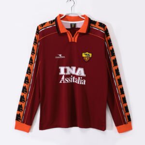 1998/99 AS Roma Long Sleeve Retro Jersey #3 B7