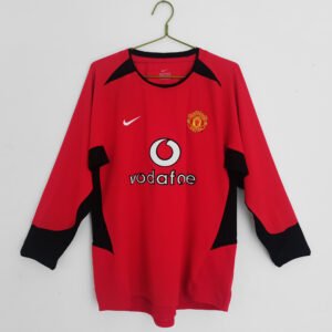 2002/04 Manchester United F.C. Home Retro Jersey #3 B8