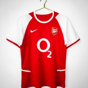 2002/04 Arsenal F.C. Home Retro Jersey #0 B10