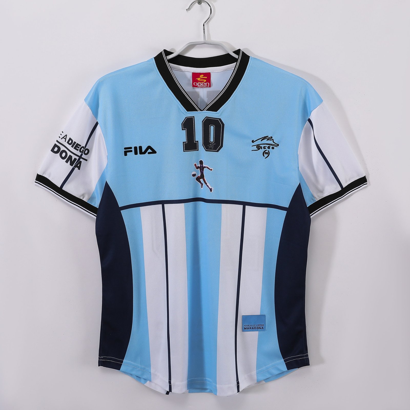 2001 Argentina Home Maradona Commemorative Edition 8A16