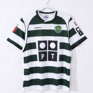 2001/03 Sporting CP Home Retro Jersey #5 A10