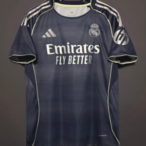 2025–26 Real Madrid Away Jersey — Sizes S–4XL
