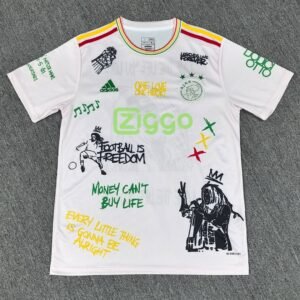 Ajax White Jersey 2025-26 front view