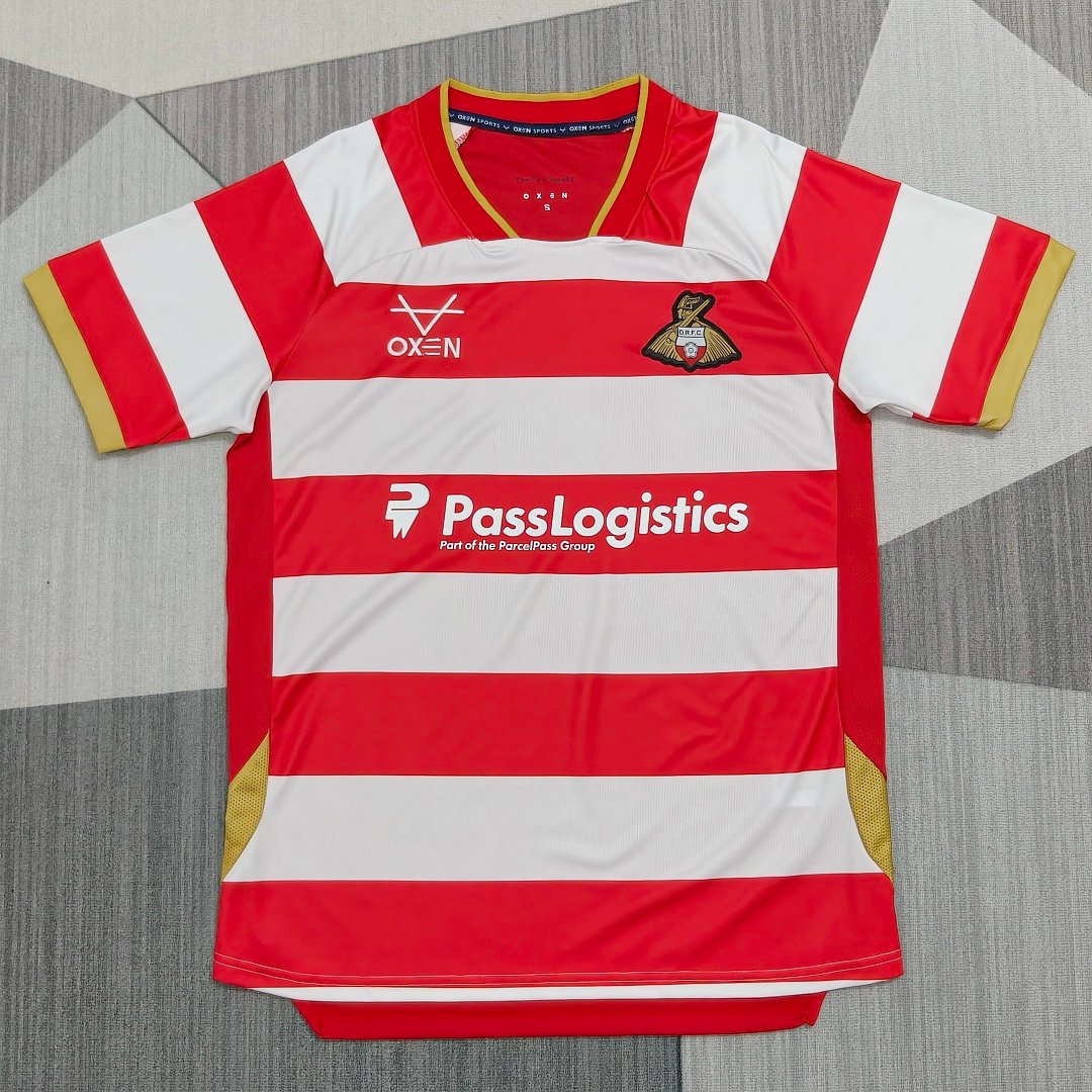 Doncaster Rovers Home Jersey 2026-27 front view