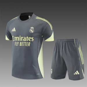 Real Madrid Dark Grey Training Kit Set 2025-26 full set