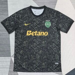 Sporting CP Black Special Edition Jersey 2026-27 front view